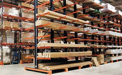 Cantilever Rack for Monroe warehouses