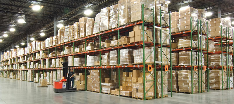 Industrial pallet racking warehouse in Charlotte North Carolina