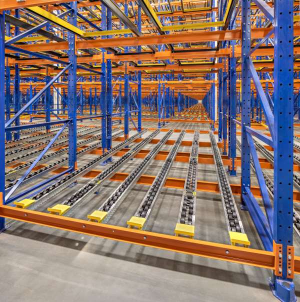 Pallet Flow Rack for Monroe warehouses