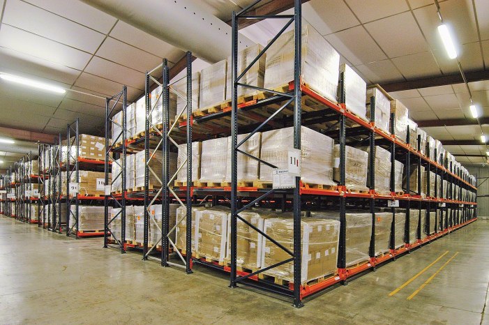 Push Back Pallet Rack for Monroe warehouses